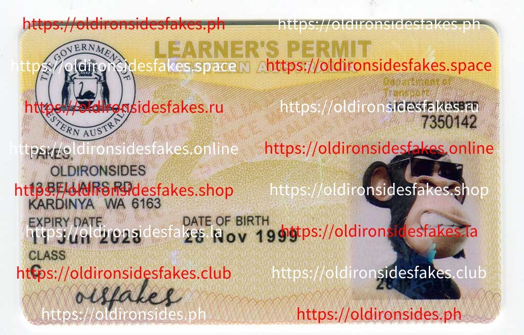 Best & Fast Fake ID Service | Western Australia Learner IDs