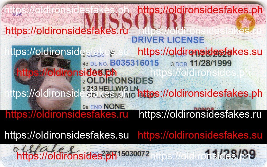 Best & Fast Fake ID Service | Missouri Driver License